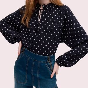 Kate Spade Black and White Blouse